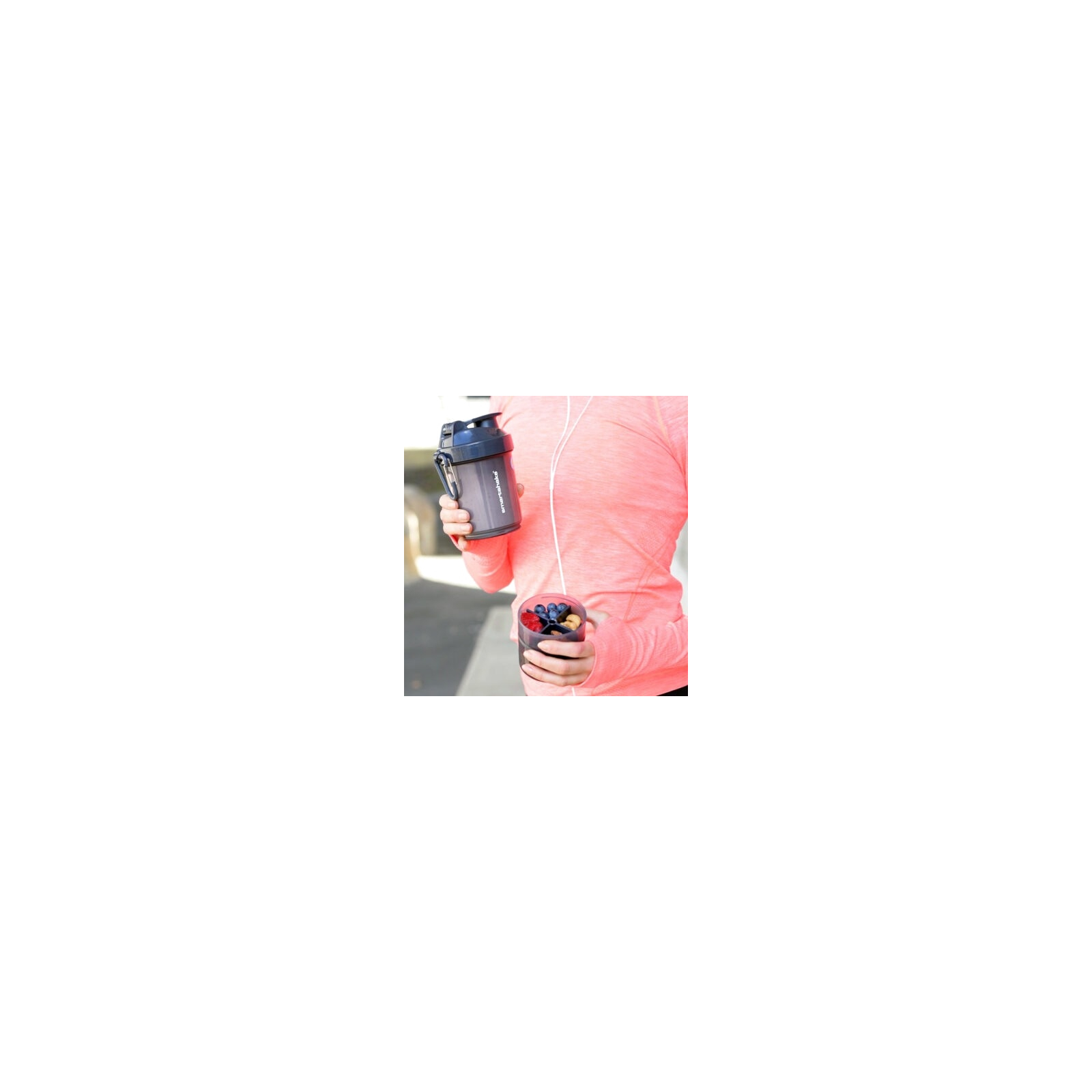 Шейкер спортивный SmartShake Original2GO 600ml Neon Pink (10560502) изображение 6
