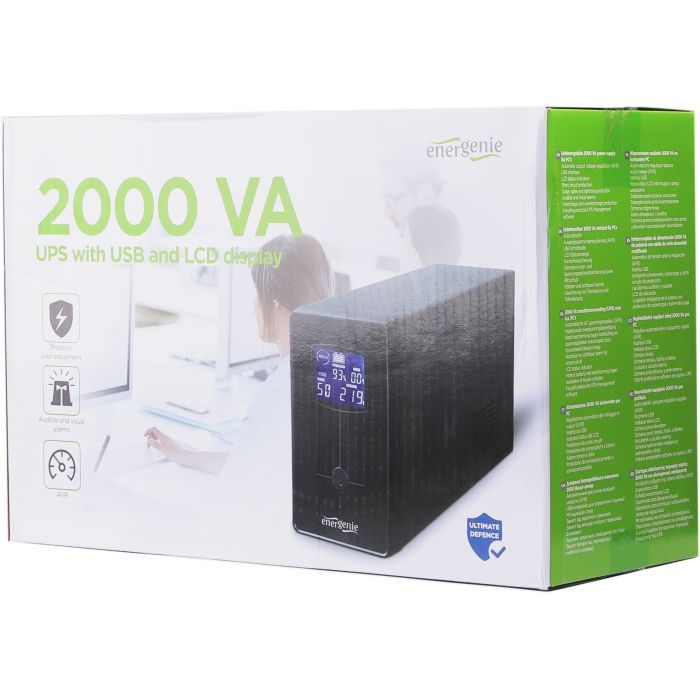 Источник бесперебойного питания EnerGenie EG-UPS-035 2000VA LCD (EG-UPS-035) изображение 4