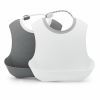 Слинявчик Twistshake Pastel Grey/ White (2шт) 4+ міс (78597)