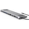 Порт-реплікатор XoKo 14-in-1 Dock USB-C (HDMI/VGA/USB3.0/.../USB-C PD/RJ45/..) (XK-AC1400-SL) зображення 2