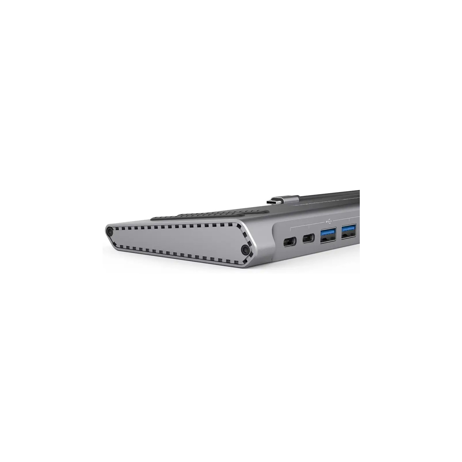 Порт-реплікатор XoKo 14-in-1 Dock USB-C (HDMI/VGA/USB3.0/.../USB-C PD/RJ45/..) (XK-AC1400-SL) зображення 5
