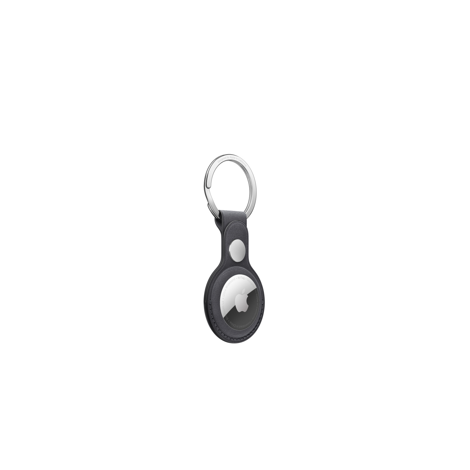 Брелок для AirTag Apple AirTag FineWoven Key Ring - Black (MT2H3ZM/A) изображение 3