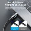 Дата кабель USB-C to USB-C 1.2m USB3.1 100W Display Zinc Alloy Vention (TAYBAV) изображение 5