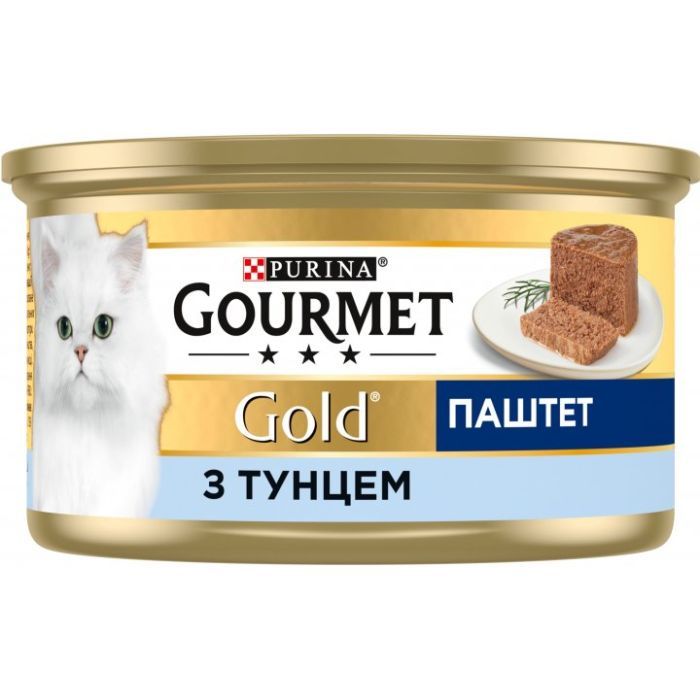 Паштет для котів Purina Gourmet Gold. З тунцем 85 г (7613031381029) зображення 2