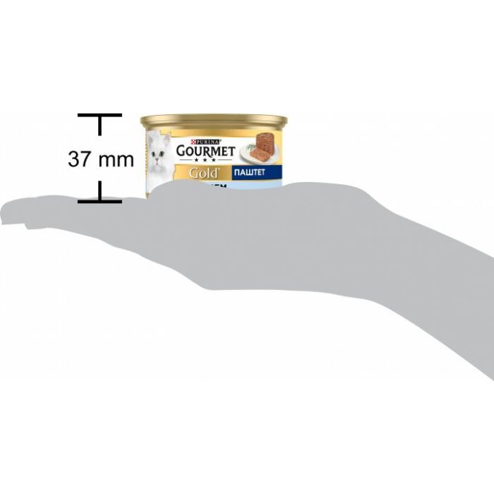Паштет для котів Purina Gourmet Gold. З тунцем 85 г (7613031381029) зображення 4