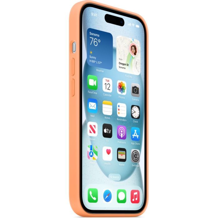 Чехол для мобильного телефона Apple iPhone 15 Silicone Case with MagSafe Cypress (MT0X3ZM/A) изображение 7