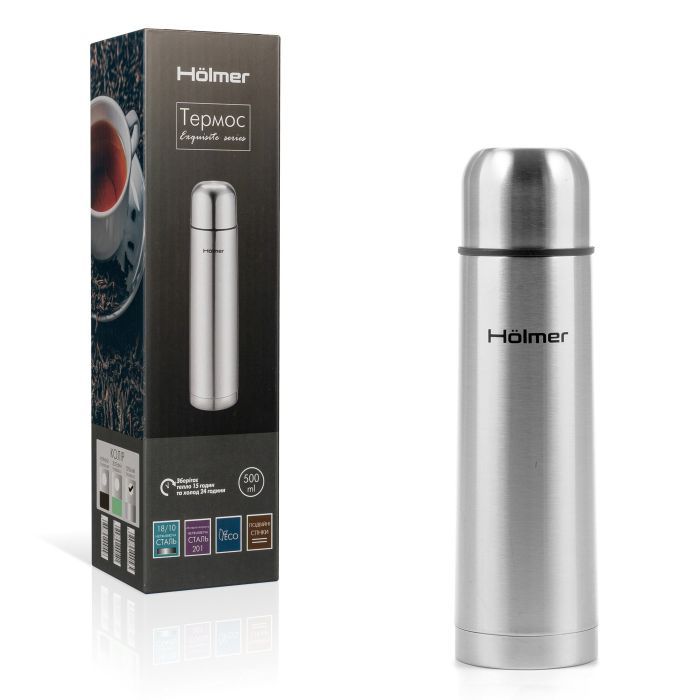 Термос Hölmer Exquisite 500 мл Сталевий (TH-00500-SS Exquisite) изображение 12