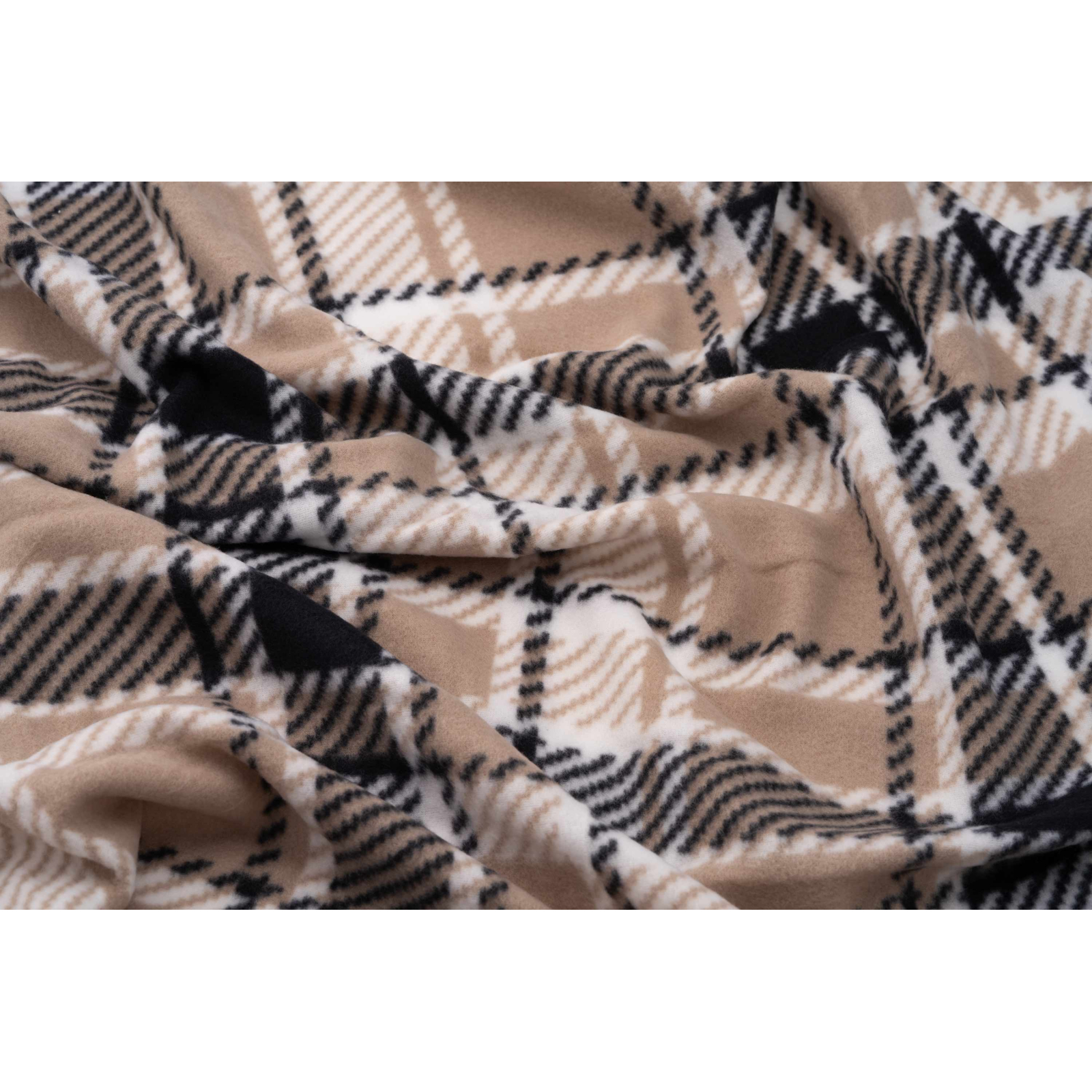 Плед Ardesto Fleece клітинка коричнева 130х160 см (ART0703PB) зображення 14
