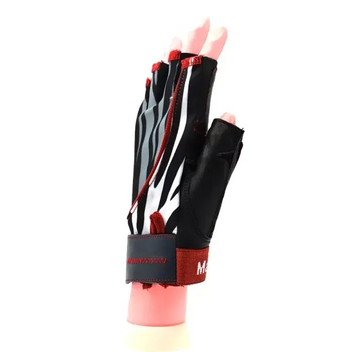 Перчатки для фитнеса MadMax MFG-911 Nine-eleven Zebra BW Zebra M (MFG-911-ZEB_M) изображение 3