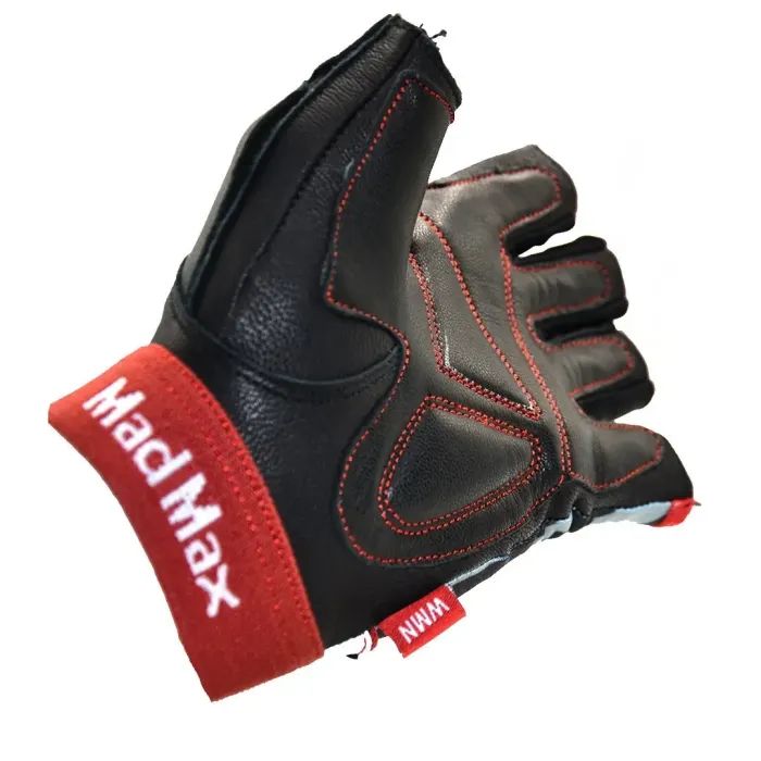 Перчатки для фитнеса MadMax MFG-911 Nine-eleven Zebra BW Zebra M (MFG-911-ZEB_M) изображение 9