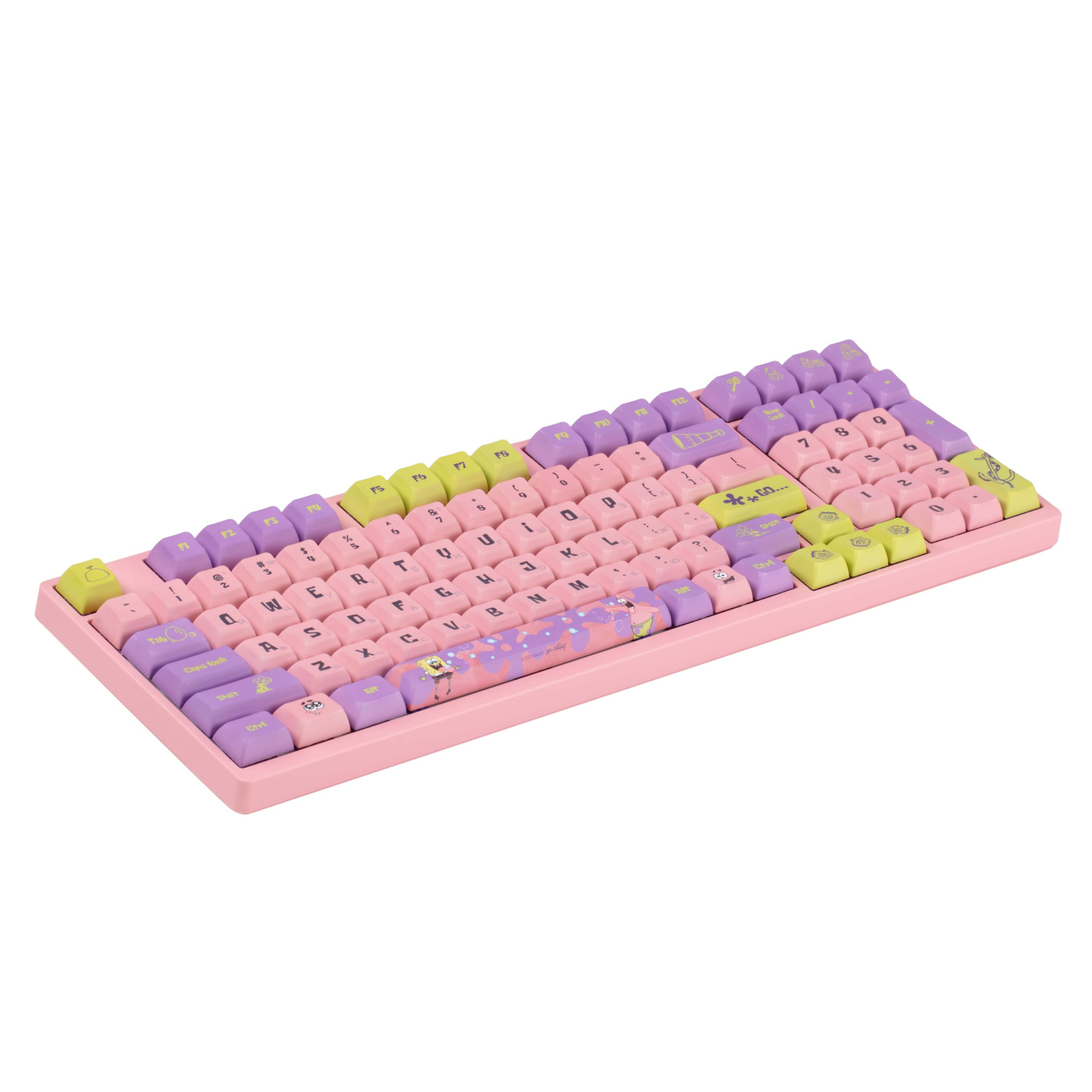 Клавиатура Akko 3098S Patrick 98Key CS Sponge Hot-swappable USB UA RGB Pink (6925758613910) изображение 6