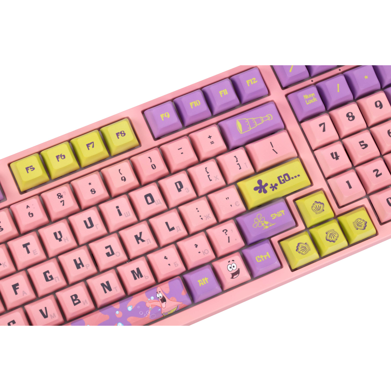 Клавиатура Akko 3098S Patrick 98Key CS Starfish Hot-swappable USB UA RGB Pink (6925758613927) изображение 7
