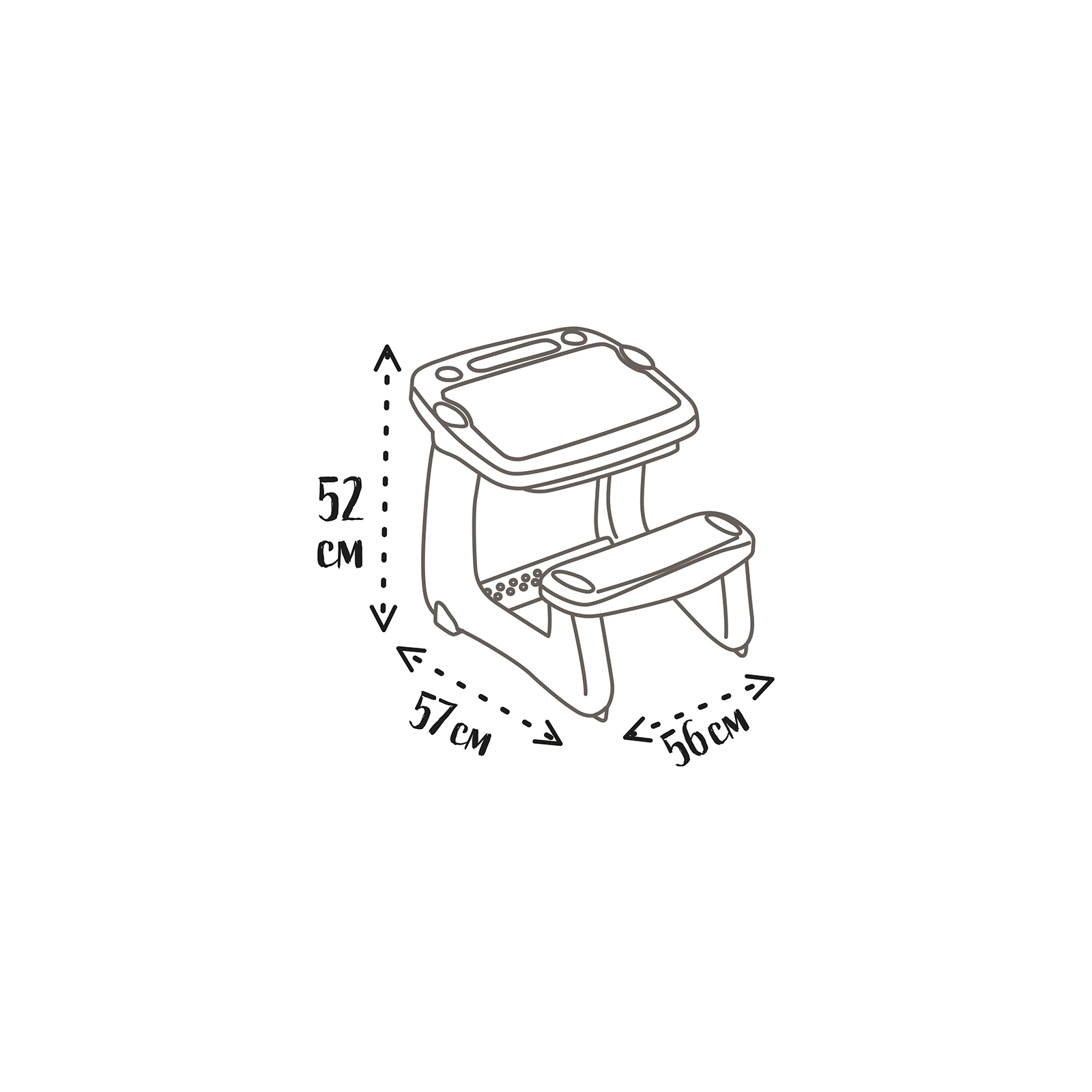 Набор для творчества Smoby Порта-доска "Магическая" из аксесс., 56х57х52 см (420224) изображение 4