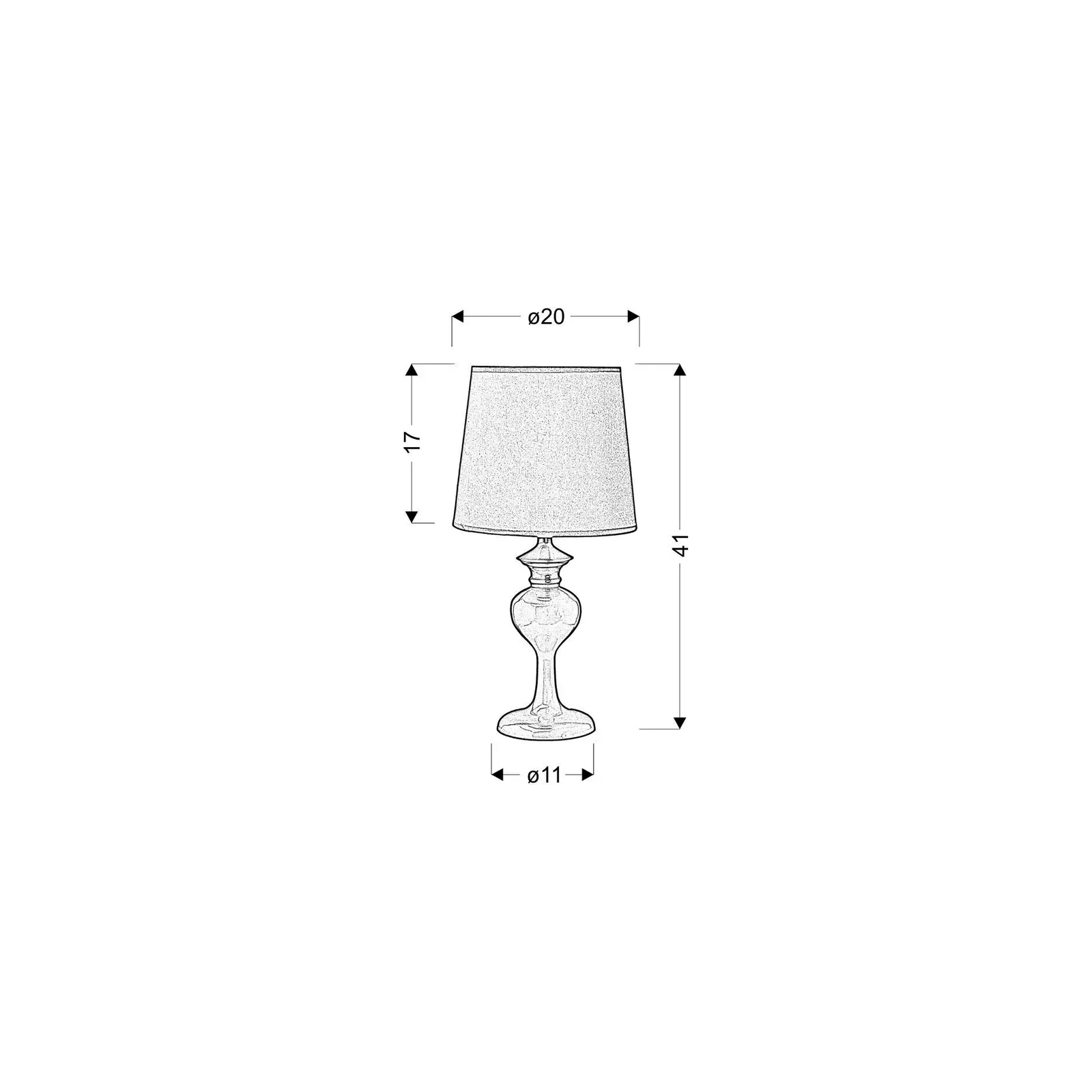 Настольная лампа Candellux 41-11718 BERKANE (41-11718) изображение 2