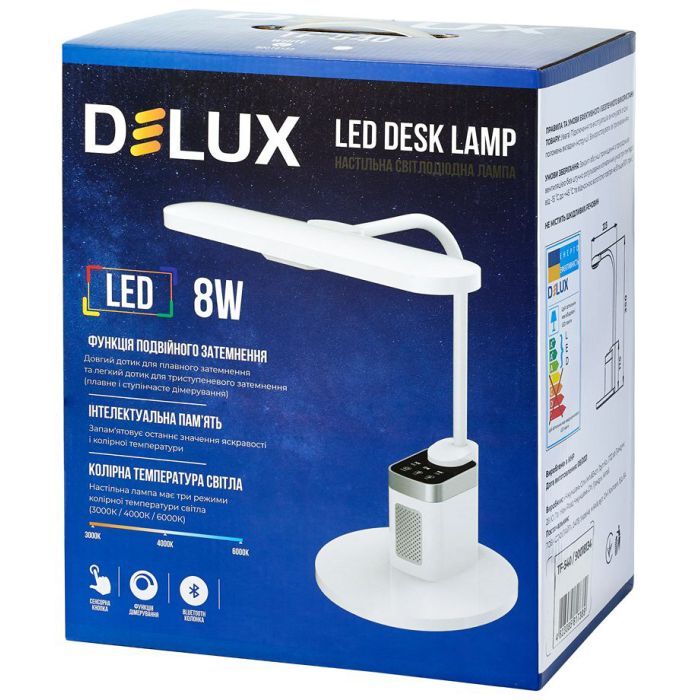 Настольная лампа Delux LED TF-540 8 Вт (90018133) изображение 3
