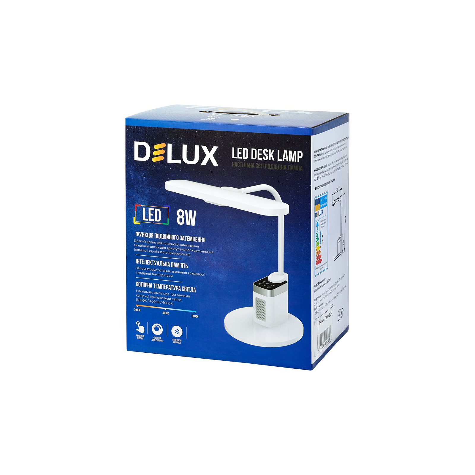 Настольная лампа Delux LED TF-540 8 Вт (90018133) изображение 3
