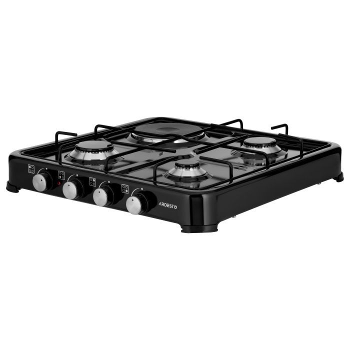 Плита Ardesto CTC-NS5015B, тип газу LPG, 3 алюмін. газ. пальника, 1 електрич. ко (CTC-NS5015B) изображение 2