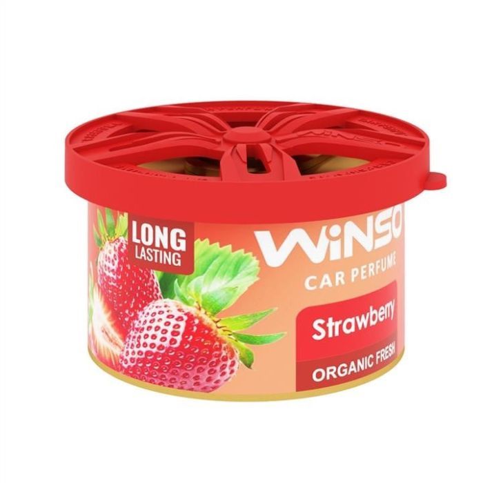 Ароматизатор для автомобиля WINSO Organic Fresh Strawberry (533370)