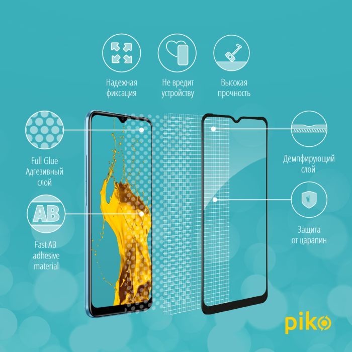 Скло захисне Piko Full Glue RealMe C21 (1283126518539) зображення 4