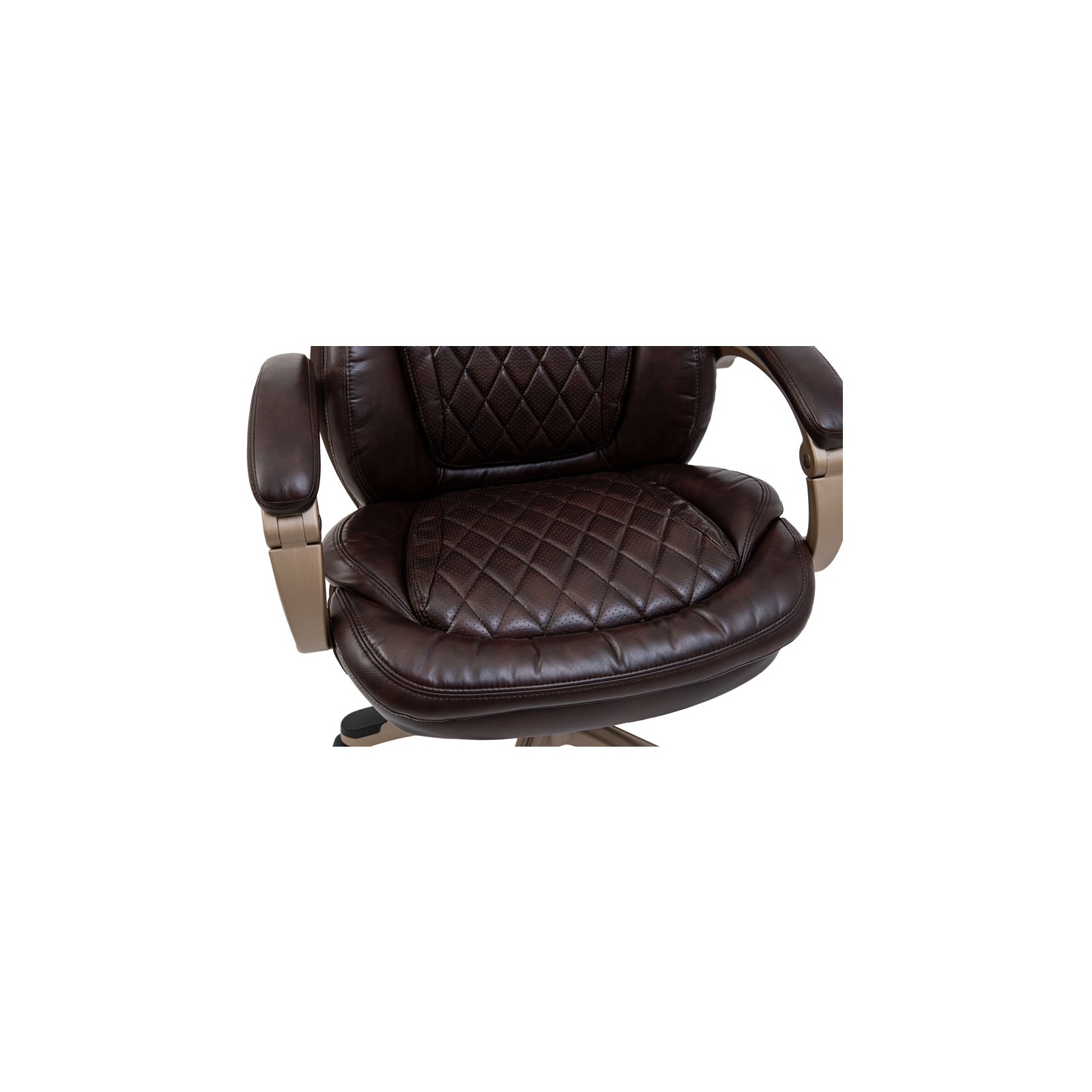 Офисное кресло Richman Премио Пластик Вещь Synchro Кожа Сплит Темно-коричневая (R00000042322) изображение 10