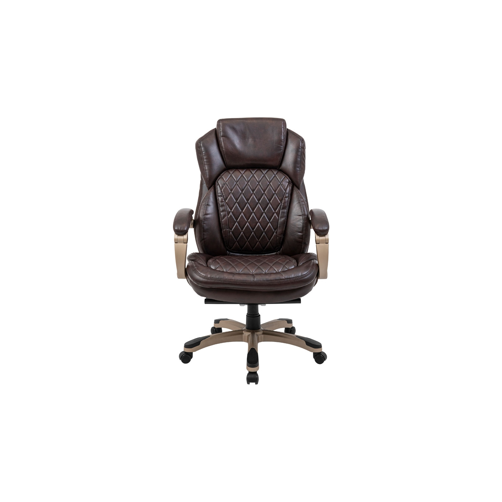 Офисное кресло Richman Премио Пластик Вещь Synchro Кожа Сплит Темно-коричневая (R00000042322) изображение 2