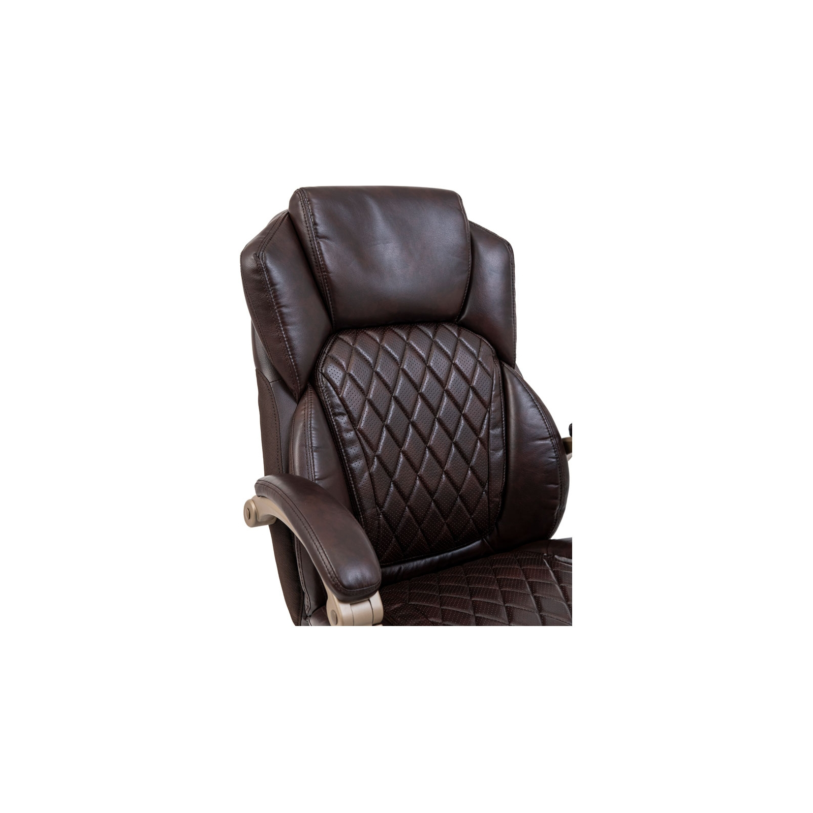Офисное кресло Richman Премио Пластик Вещь Synchro Кожа Сплит Темно-коричневая (R00000042322) изображение 6