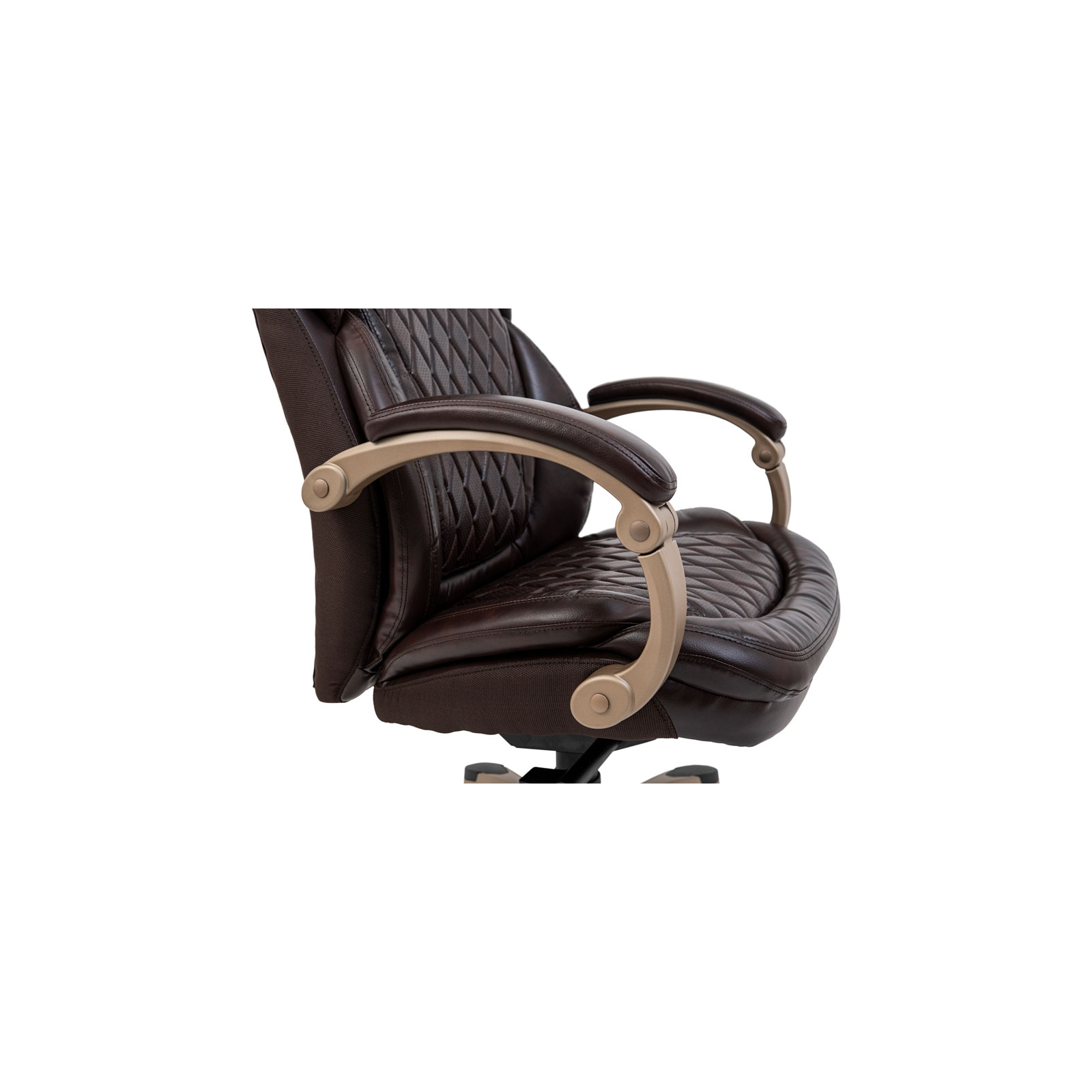 Офисное кресло Richman Премио Пластик Вещь Synchro Кожа Сплит Темно-коричневая (R00000042322) изображение 9
