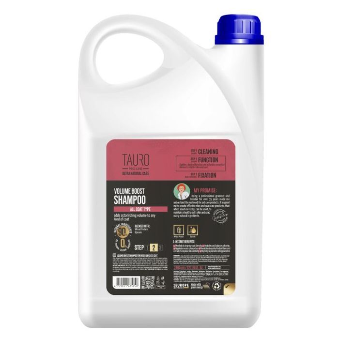 Шампунь для животных Tauro Pro Line Ultra Natural Care Volume Boost 3785 мл (TPL63585)