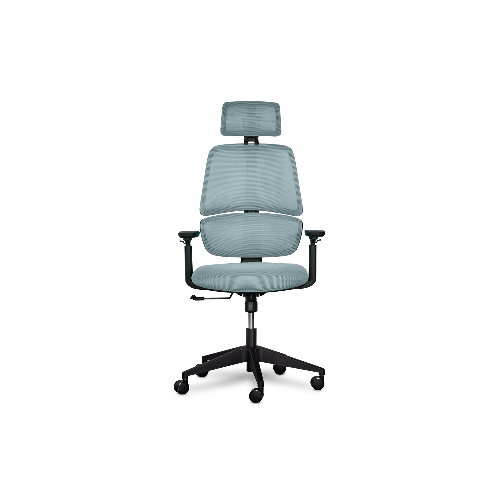 Офісне крісло Mealux Leo Air Grey / Blue (Y-543 KBGL) зображення 2