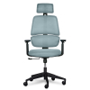 Офісне крісло Mealux Leo Air Grey / Blue (Y-543 KBGL) зображення 2