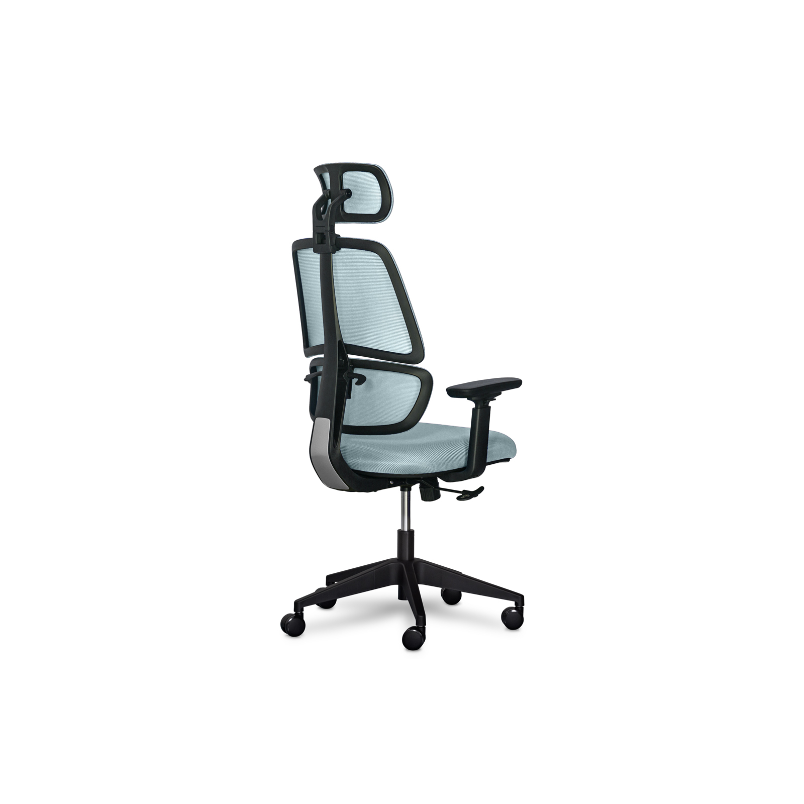 Офісне крісло Mealux Leo Air Grey / Blue (Y-543 KBGL) зображення 6