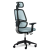 Офісне крісло Mealux Leo Air Grey / Blue (Y-543 KBGL) зображення 6