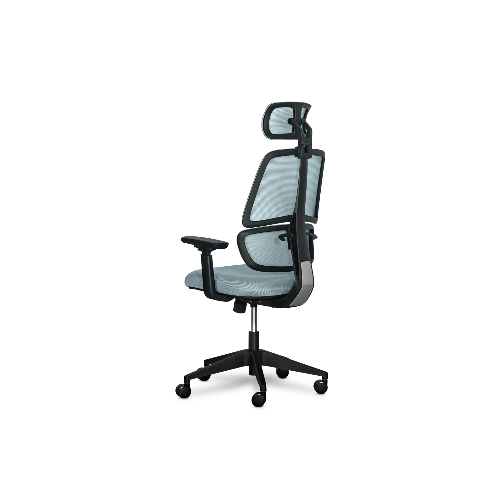 Офісне крісло Mealux Leo Air Grey / Blue (Y-543 KBGL) зображення 7