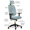 Офісне крісло Mealux Leo Air Grey / Blue (Y-543 KBGL) зображення 8