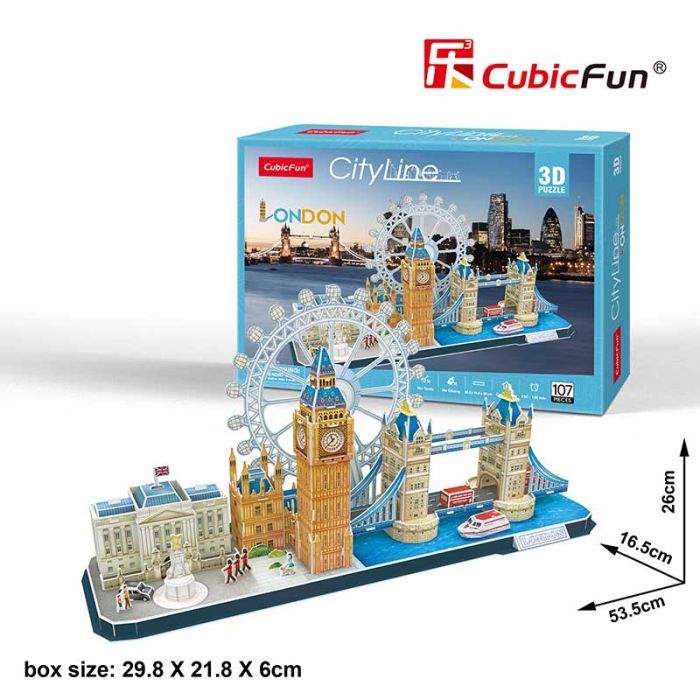 Пазл Cubic Fun Трехмерная головоломка-конструктор City Line Венеция (MC269h) изображение 3