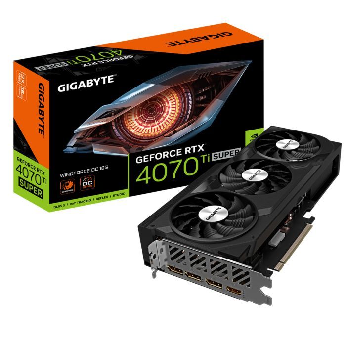 Відеокарта GIGABYTE GeForce RTX4070Ti SUPER 16Gb WINDFORCE OC (GV-N407TSWF3OC-16GD) зображення 5