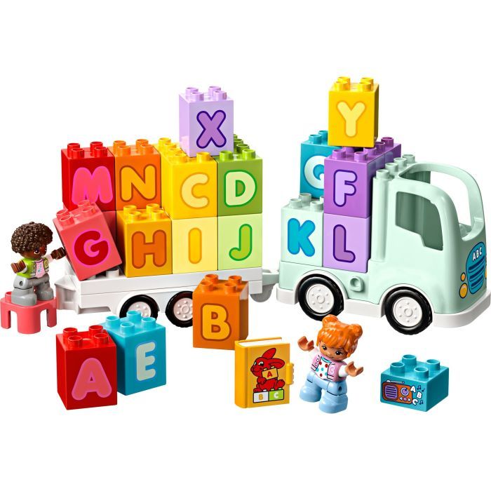 Конструктор LEGO DUPLO Town Вантажівка з абеткою 36 деталей (10421) зображення 2