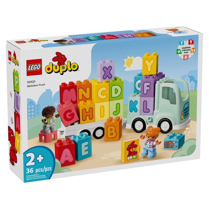 Конструктор LEGO DUPLO Town Вантажівка з абеткою 36 деталей (10421) зображення 5