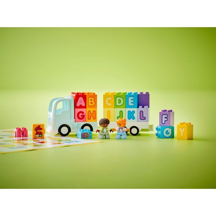Конструктор LEGO DUPLO Town Вантажівка з абеткою 36 деталей (10421) зображення 6