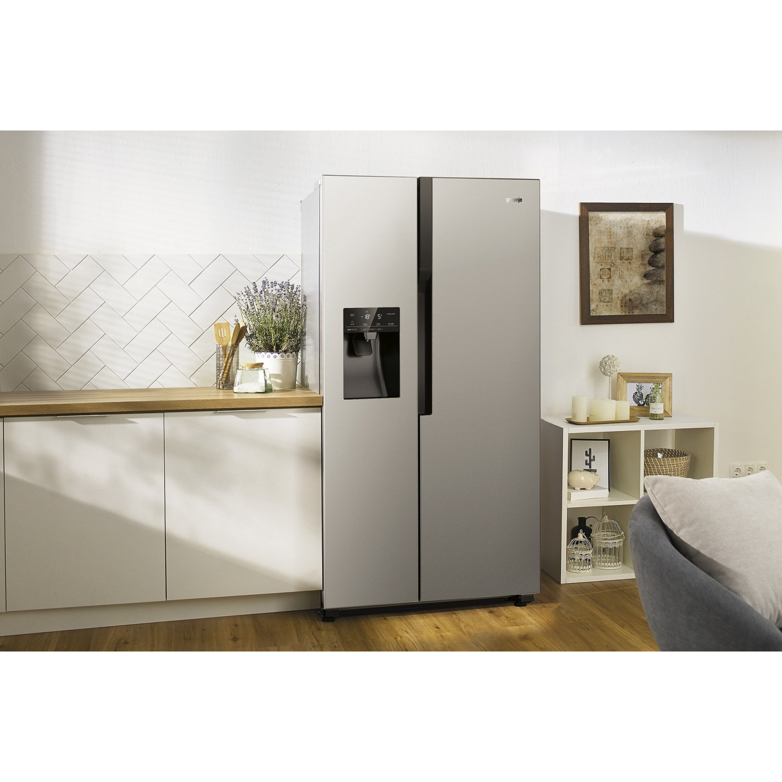 Холодильник Gorenje NRS9FVX зображення 2