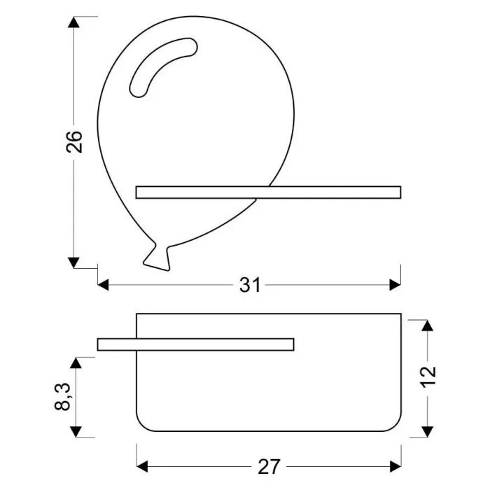 Світильник Candellux BALOON (21-85115) зображення 2