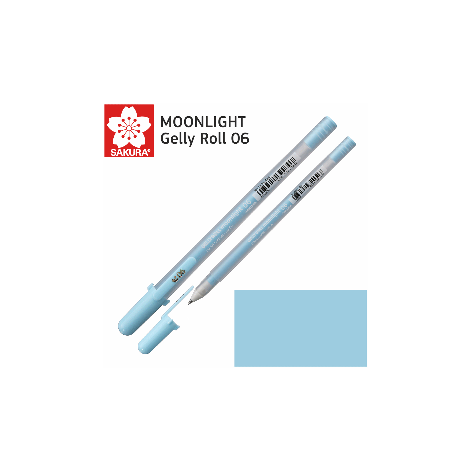 Ручка гелевая Sakura MOONLIGHT Gelly Roll 06, Небесно-голубой (84511320307)