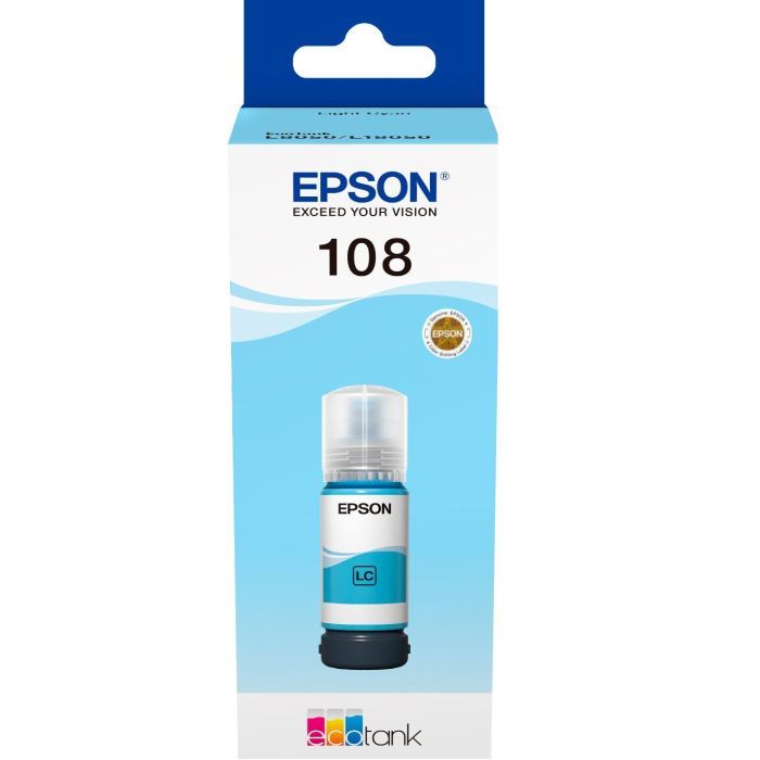 Контейнер з чорнилом Epson 108 EcoTank L8050/L18050 black (C13T09C14A) зображення 2
