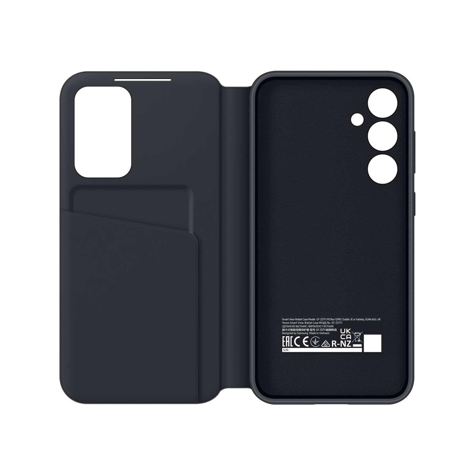 Чехол для мобильного телефона Samsung Galaxy S23 FE (S711) Smart View Wallet Case Black (EF-ZS711CBEGWW) изображение 5