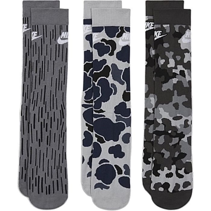 Шкарпетки Nike U NK EVERYDAY ESSENTIAL CREW DH3414-902 3 пари 38-42 Сірі (195244783724) зображення 3