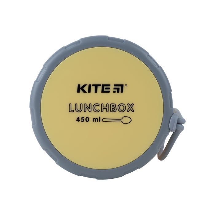 Ланч-бокс дитячий Kite круглий 450 мл, блакитний (K23-187-2) зображення 8