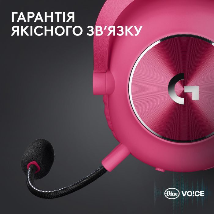 Наушники Logitech G Pro X 2 Lightspeed Wireless Black (981-001263) изображение 9