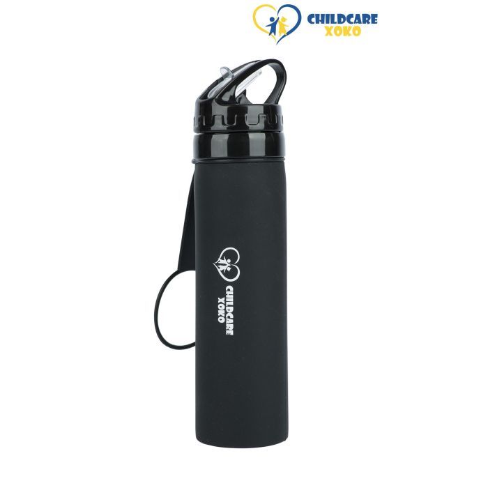 Пляшка для води XoKo ChildCare 100 Червона Складна Силіконова (XK-BOTL100-RD)
