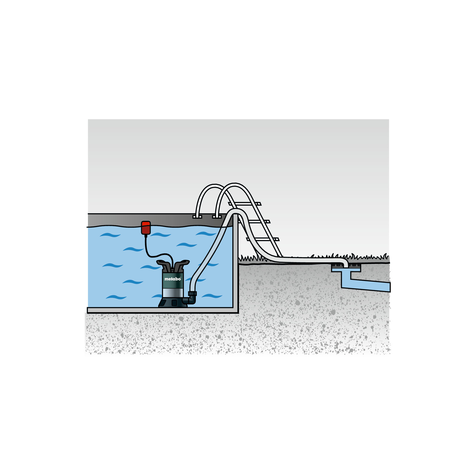Дренажный насос Metabo TP 8000 S, 350 Вт, 8 куб/ч, для чистой воды (0250800000) изображение 6