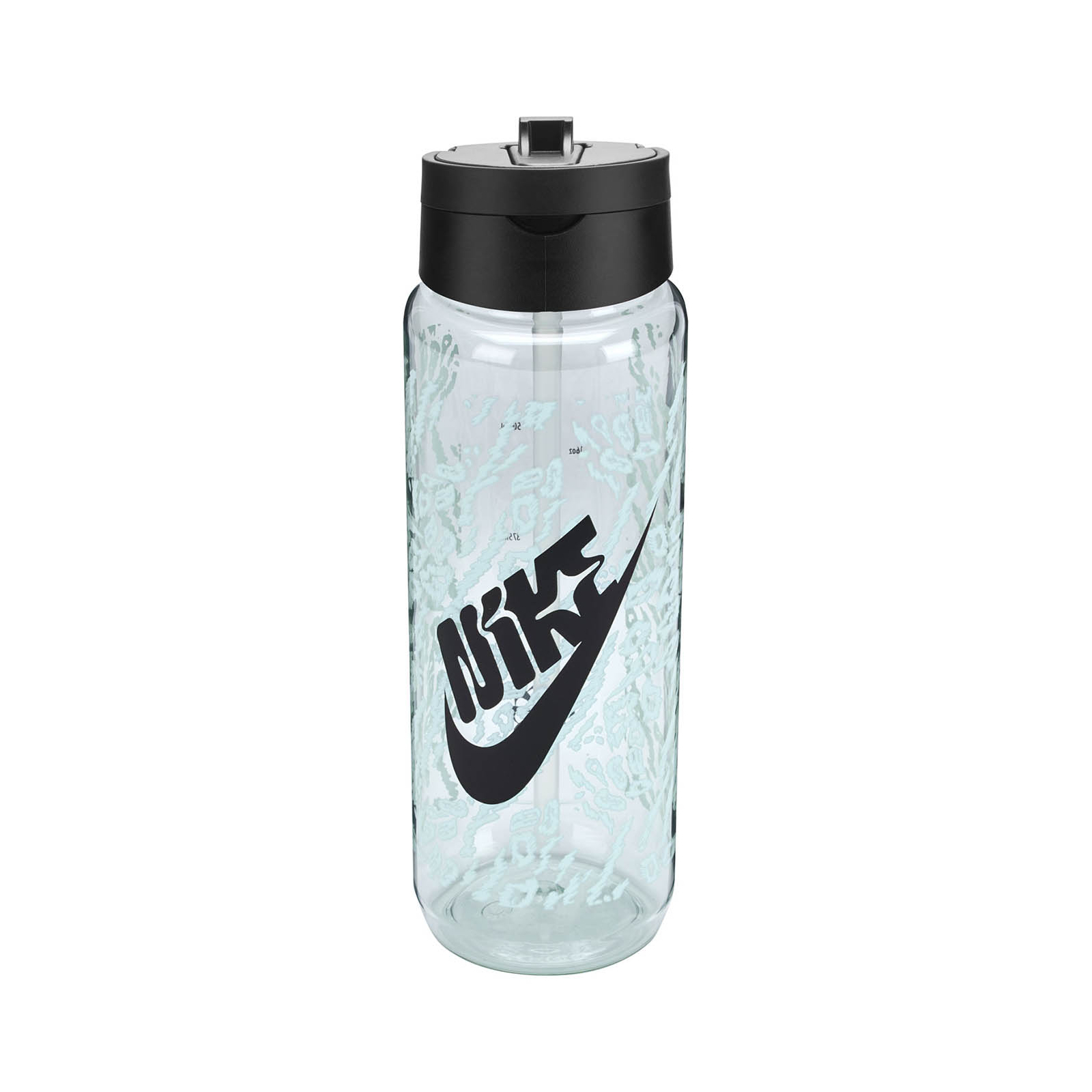 Бутылка для воды Nike TR Renew Recharge Straw Bottle 24 OZ чорний, зелений 709 мл N.100.7643.301.24 (887791762375)